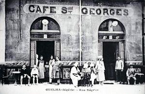 Guelma - Rue Negrier - Cafe Saint-Georges